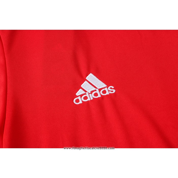 Tuta da Track Bayern Monaco Manica Corta 2021 2022 Rosso
